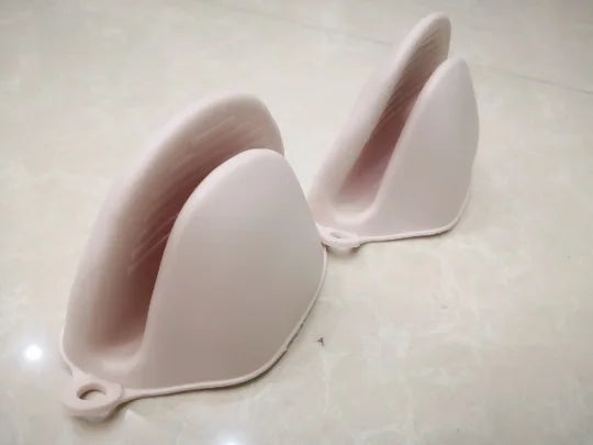 Oven Mitts | Silicone Non Slip | Heat Resistant | 2 Pack