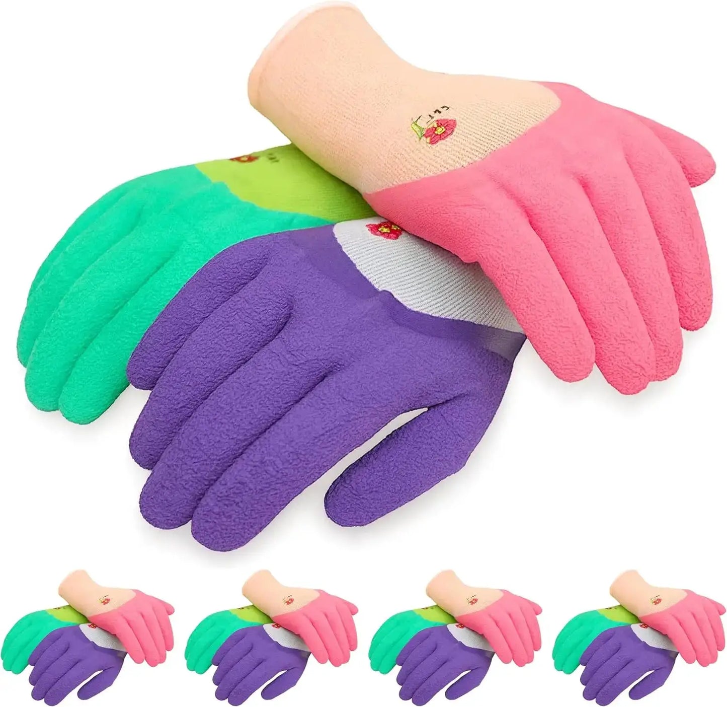 Women's Gardening Gloves, Micro-Foam Coated, Durable, Flexible Nylon Shell, Textured Palm for Maximum Grip from PriceLows™