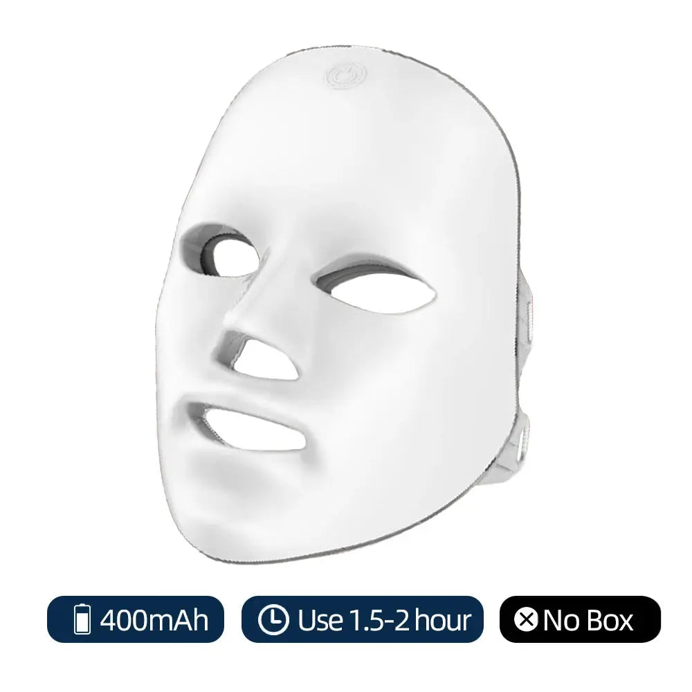 Rechargeable Led Facial Mask | 7 Color Therapy | Skin Rejuvenation