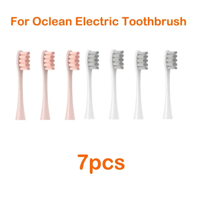 For Oclean Flow/X/ X PRO/ Z1/ F1/ One/ Air 2 /SE Brush Heads Soft DuPont Sonic Toothbrush Vacuum Bristle 7pcs Replacement Heads from PriceLows™