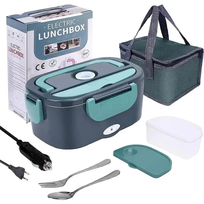 HOMEFISH 1.5 L 60W Electric Lunch Box Food Warmer Portable Food Heater for Car Or Home - from PriceLows™