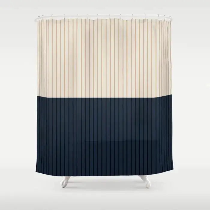 Simple Colorful Lines Modern Fashion Pattern Shower Curtain Home Decoration Creative Personalized Shower Curtains from PriceLows™
