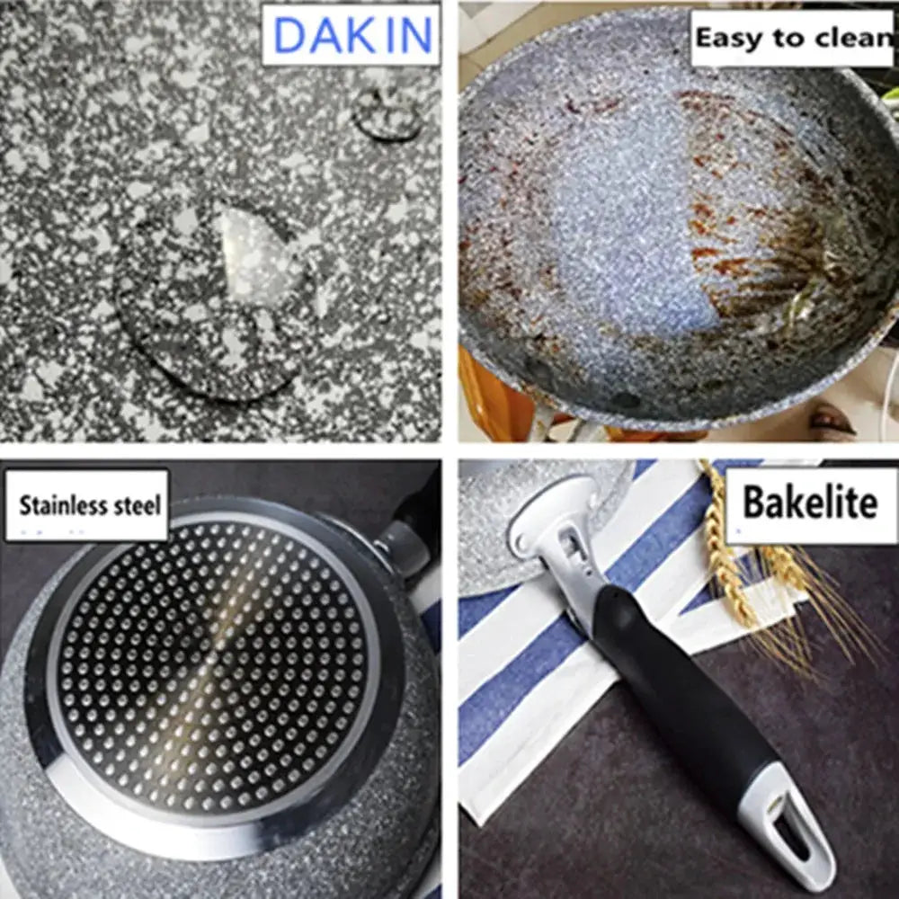 Stone Frying Pan | Non-Stick | Induction Compatible | 28/26/24/20 cm