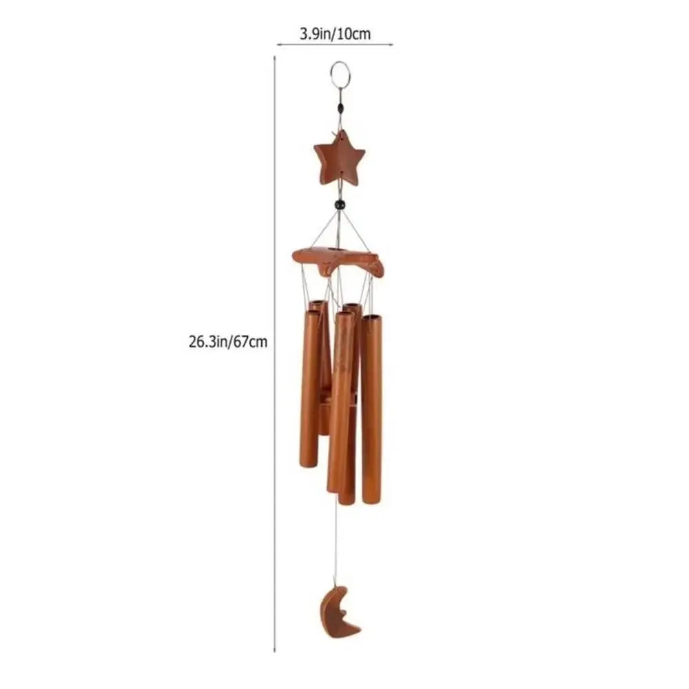 Bamboo Wind Chimes Balcony Outdoor Garden DIY Home Decor Tubes Bell Wall Hanging Ornaments Decorative Crafts from PriceLows™