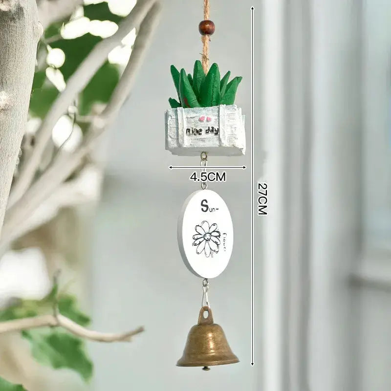 Resin Wind Chime Ornaments Totoro Wind Chime DIY Craft Gifts for Home Garden Decor from PriceLows™