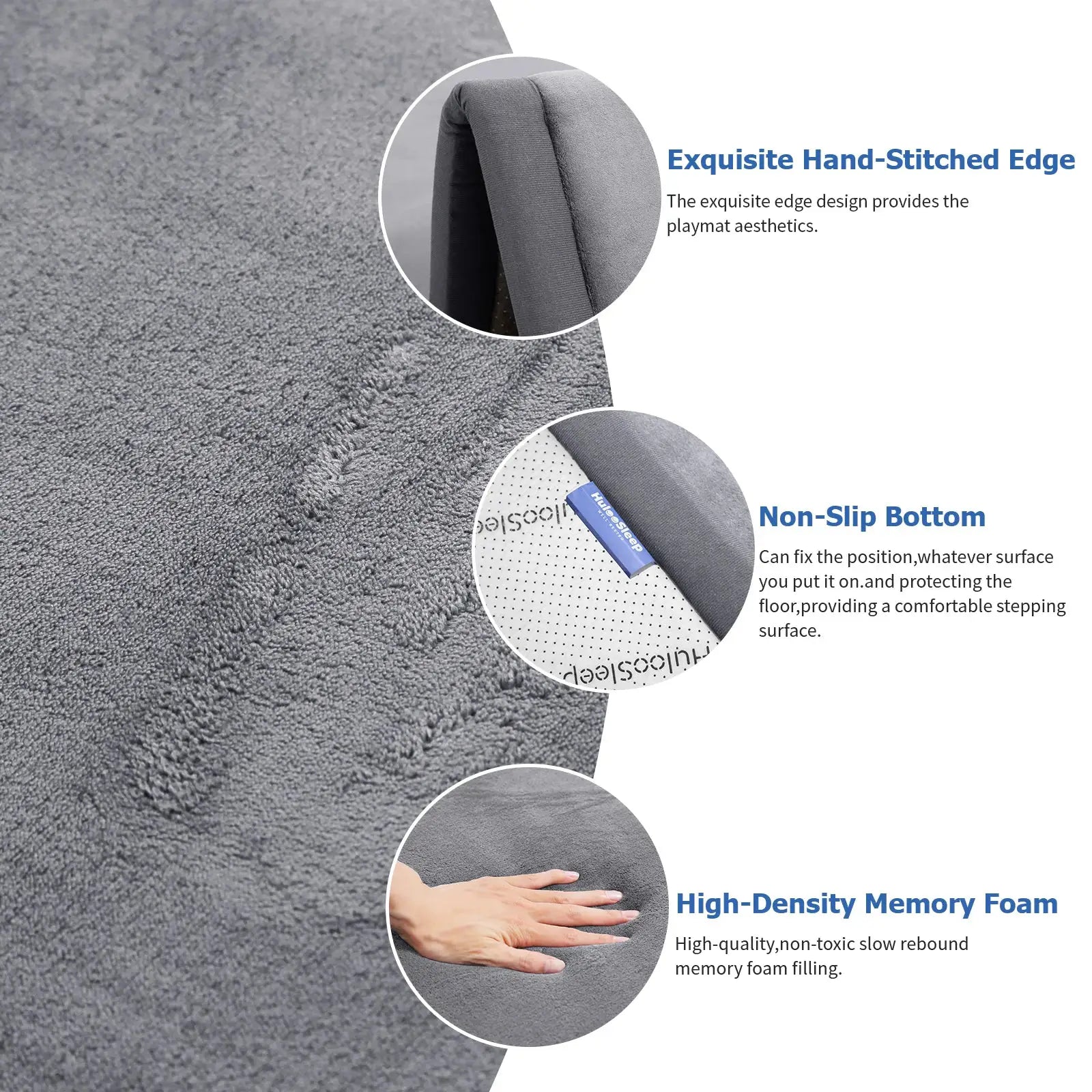 Carpet For Floor 2cm Thick Memory Foam Playpen Mat With Non-slip Bottom For Living Room Soft Velvet Minimalist Carpet Kids Rugs from PriceLows™