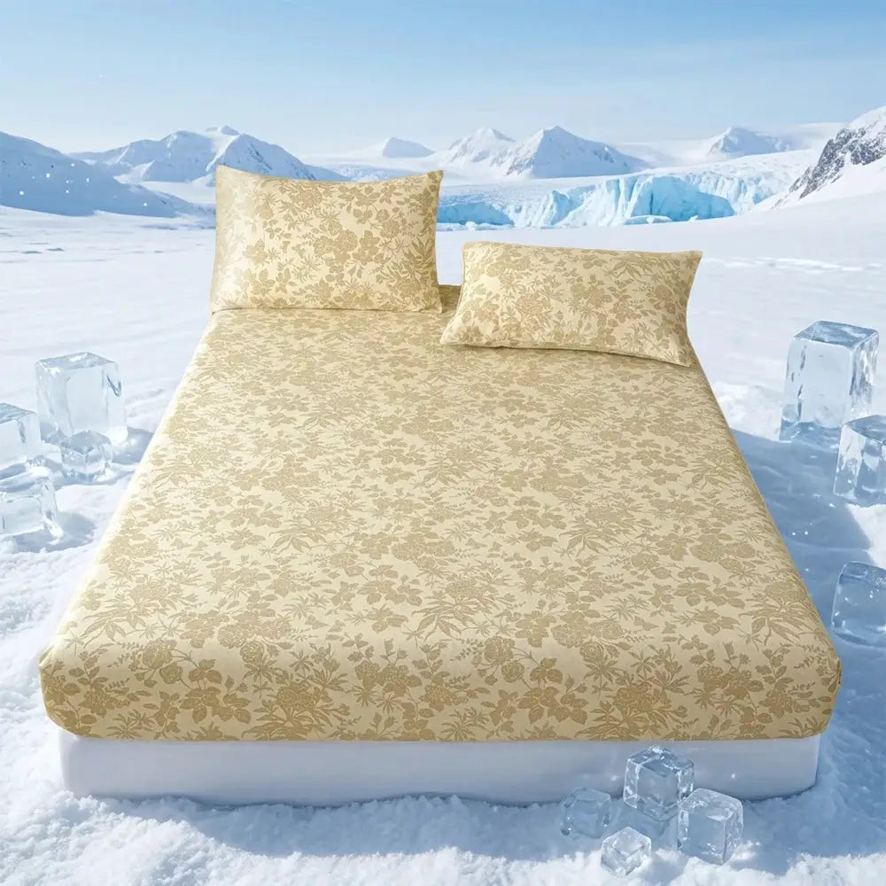 Cooling & Breathable 3-Piece Fitted Sheet Set | Textured Weave | 16-19" Deep Pocket with Non-Slip Fit | Ideal for Hot Sleepers from PriceLows™