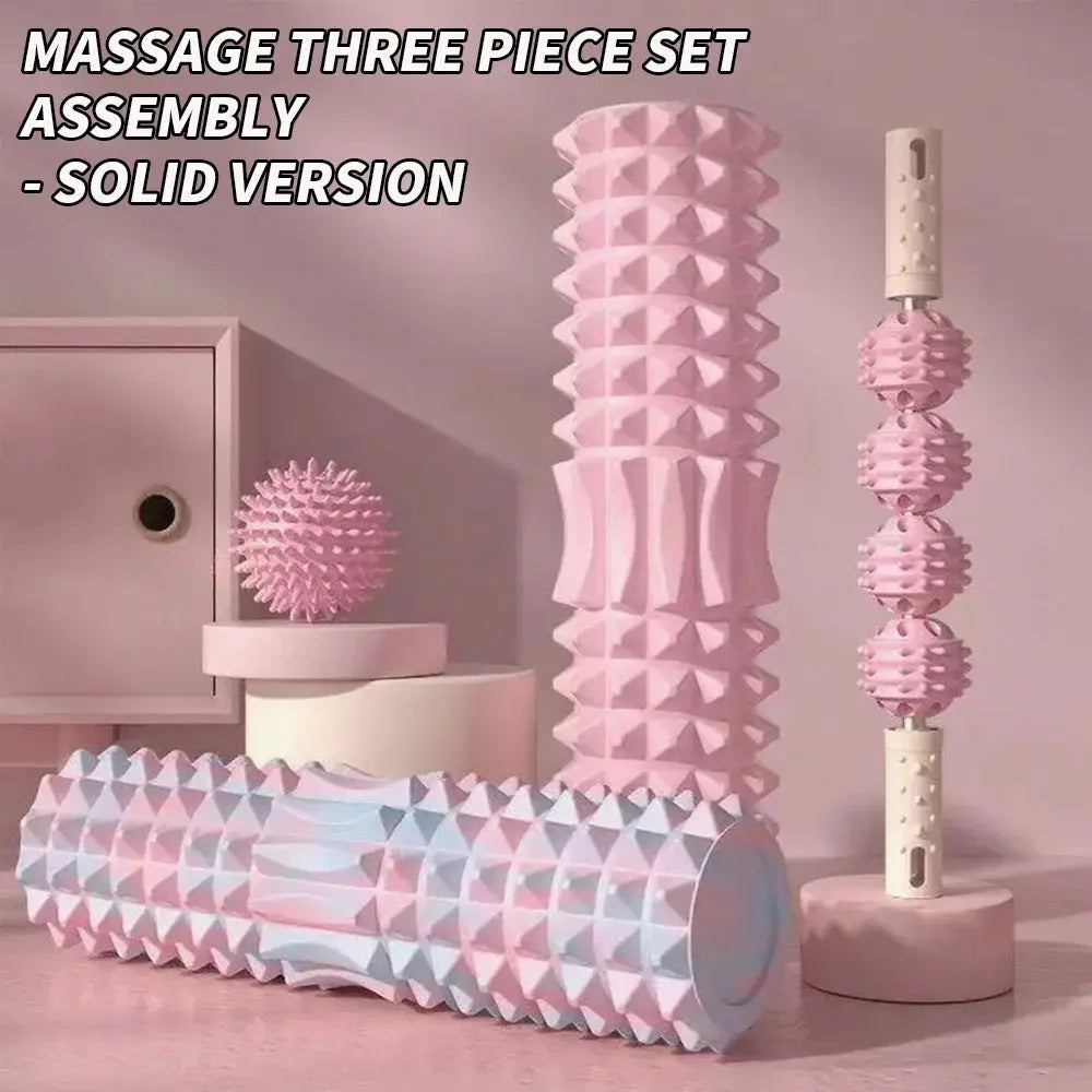 Massage Set | Prick Ball, Roller, Shaft | Abs Material | Multi Size