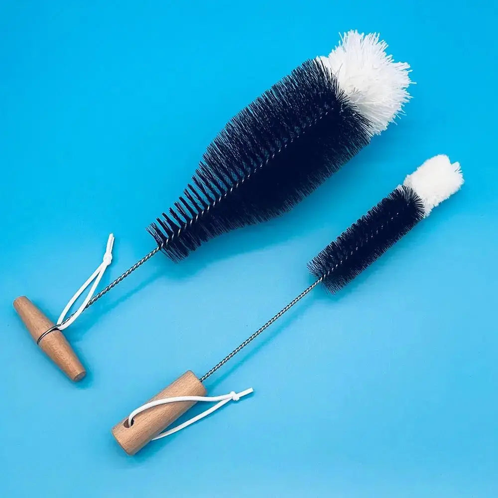 Durable Soda Stream Bottle Brush With Beechwood Handle Glassware Jars Cleaner Kitchen Cleaning Tool Drink Wineglass Bottle Cup from PriceLows™