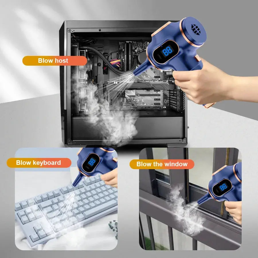 Wireless Car Vacuum Cleaner | Bagless System | HEPA Filter | Compact