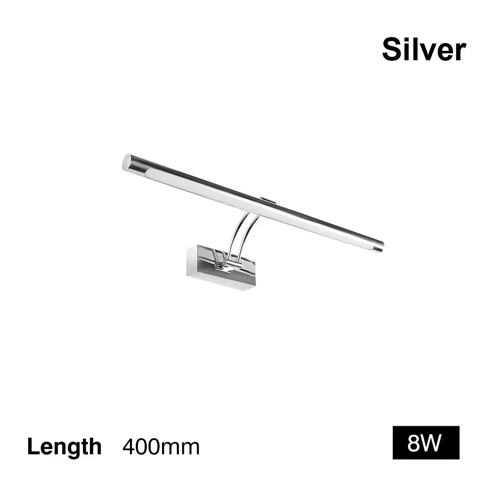 Modern Interior Wall Lamp 80 100cm Led Apply wall light Black Silver Bathroom Lighting Wall Mounted Picture Light Wall Sconce from PriceLows™