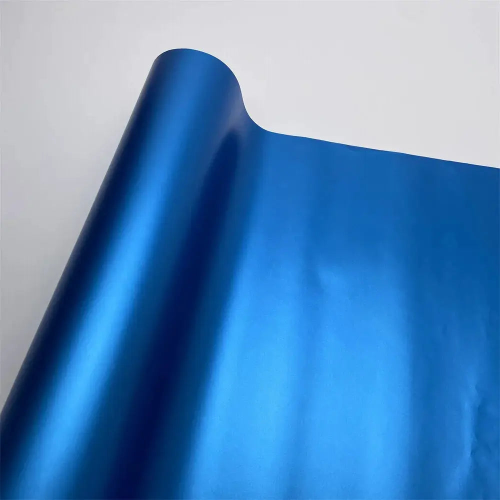 Multiple Colors Ice Metallic Matte Chrome Vinyl Car Wrap Film with Air Release Satin Car Stickers Foil from PriceLows™