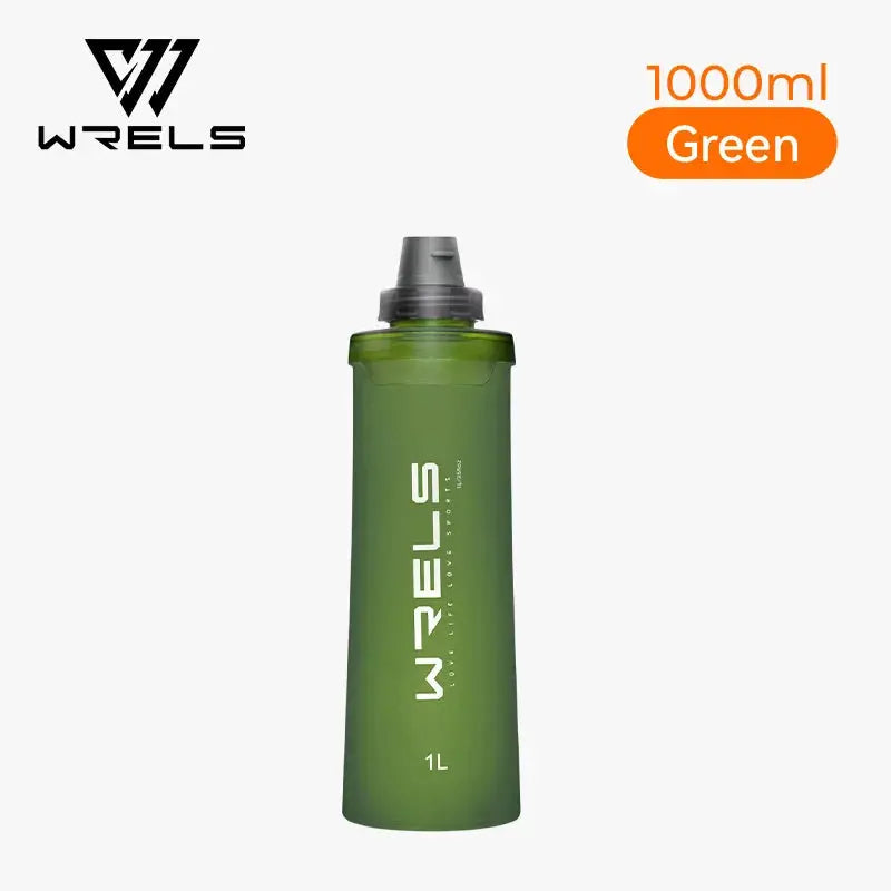 WRELS Soft Water Bottle with Filter Ultralight Collapsible Water Filter Bottle Hydrapak Soft Flask for Hiking Camping Backpack from PriceLows™