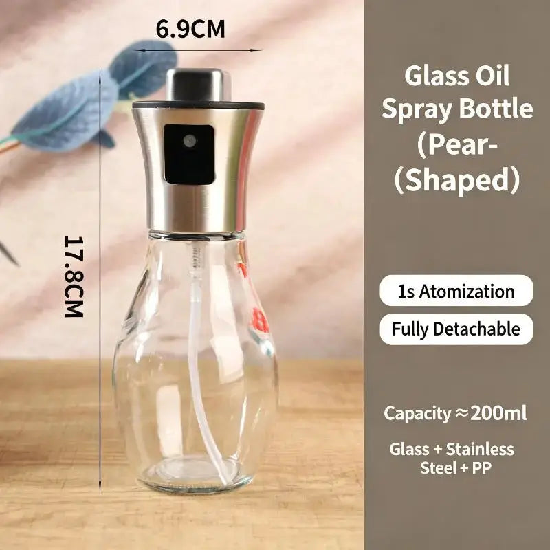 Olive Oil Sprayer | Glass Body | Stainless Steel Nozzle | One Size
