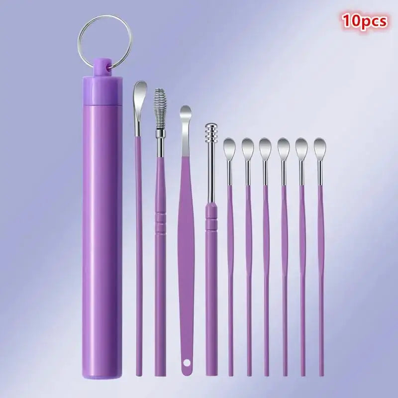 1 Set Earwax Removal Tools Ear Wax Cleaner Pick Digging Artifact Ear Pick Cleaning Ears Remover For Clean Your Kit Gadgets from PriceLows™