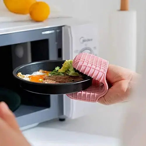 Oven Mitts | Heat Resistant Silicone | Non Slip Grip | Single Pack