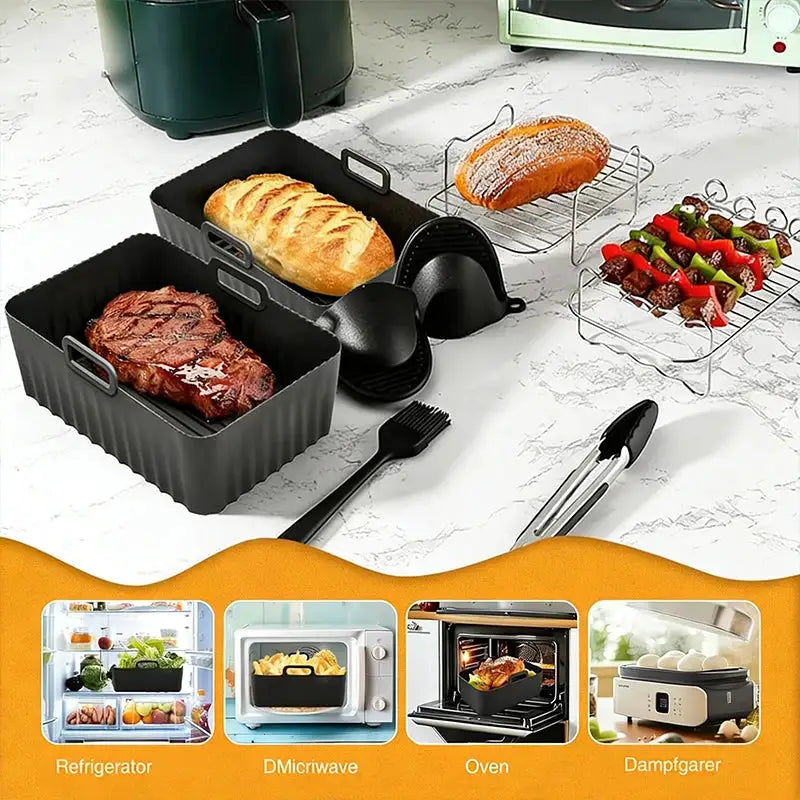 Air Fryer Accessories Set | Silicone Mold | Ninja Foodi AF Series | AF400EU