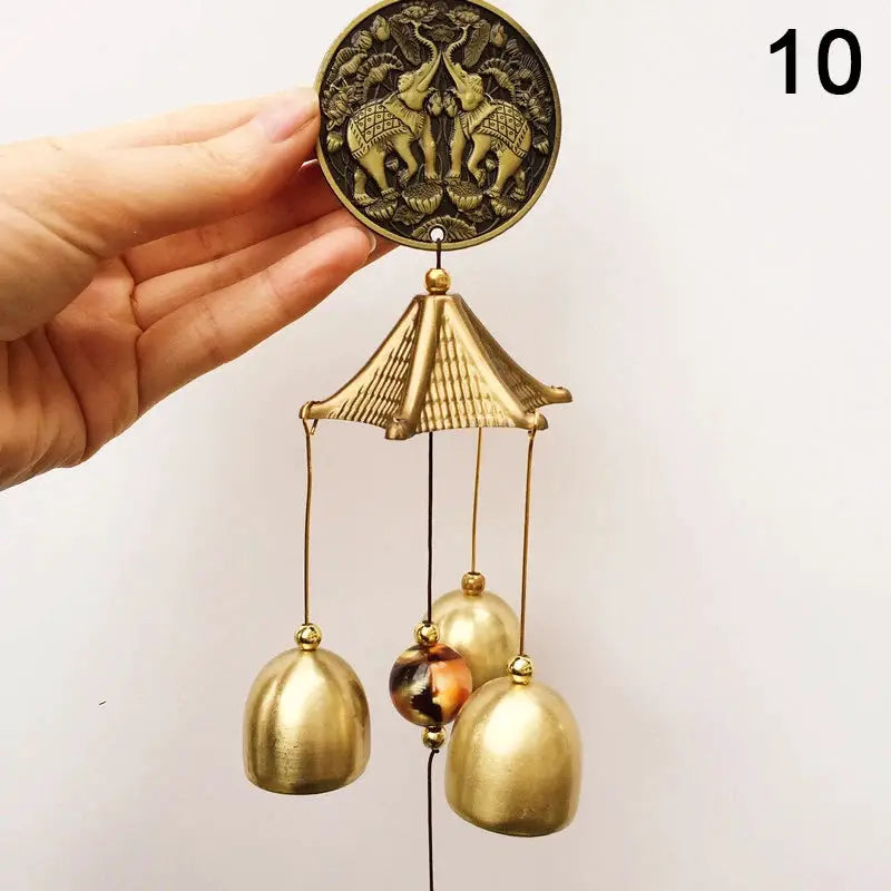 Antique Wind Chime Copper Yard Garden Outdoor Living Decoration Metal Wind Chime from PriceLows™