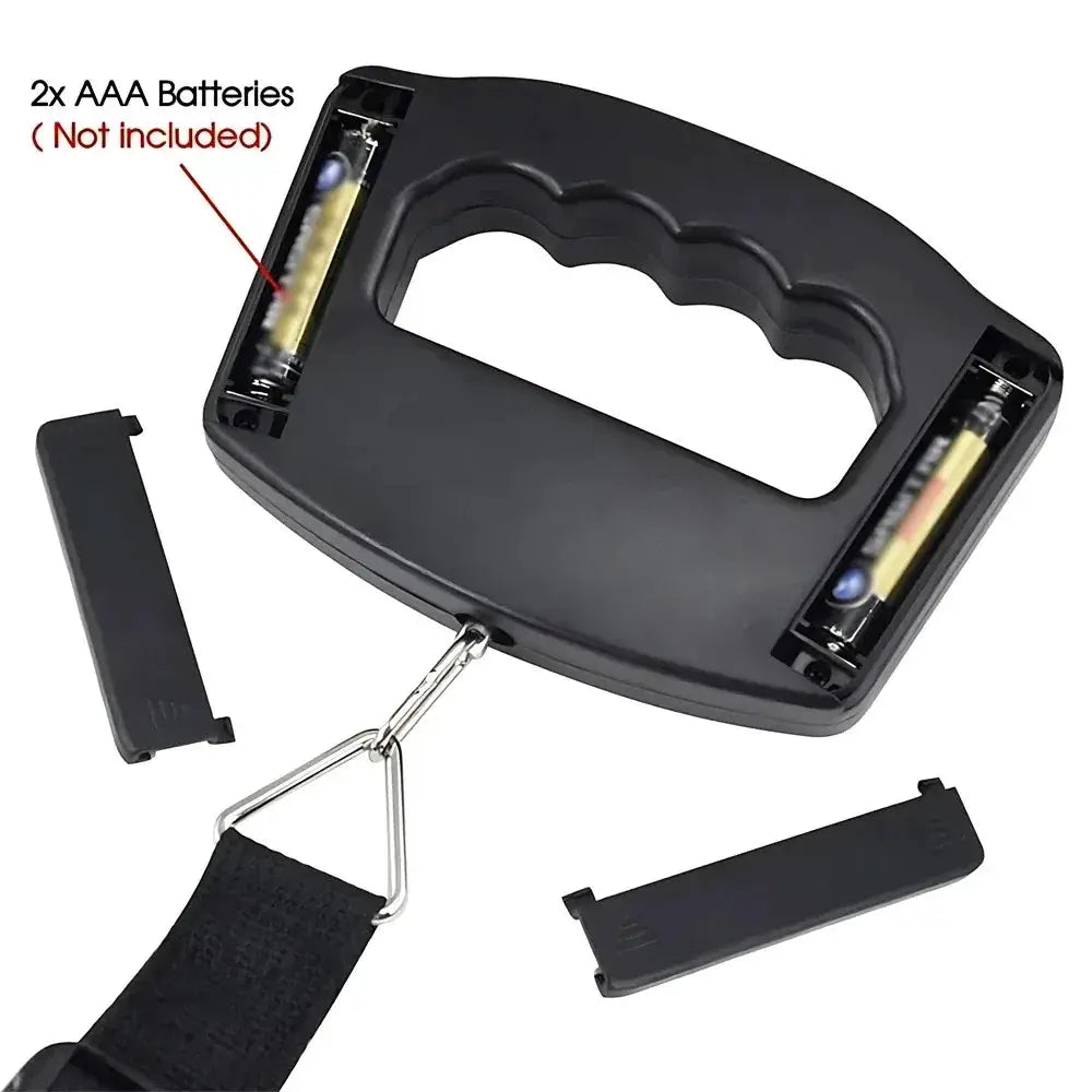 Digital Luggage Scale | 50Kg Capacity | Backlit Display | Portable Travel Hook