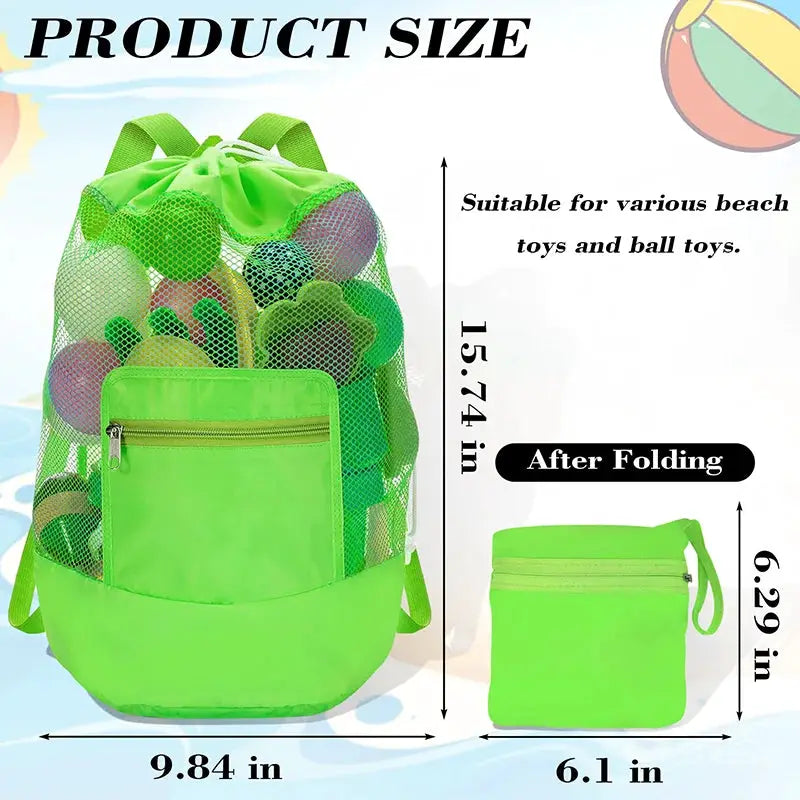 New Outdoor Beach Bag Beach Toy Storage Bag Swimming Clothing and Miscellaneous Storage Bag Shoulder Handheld Storage Bag Touris from PriceLows™