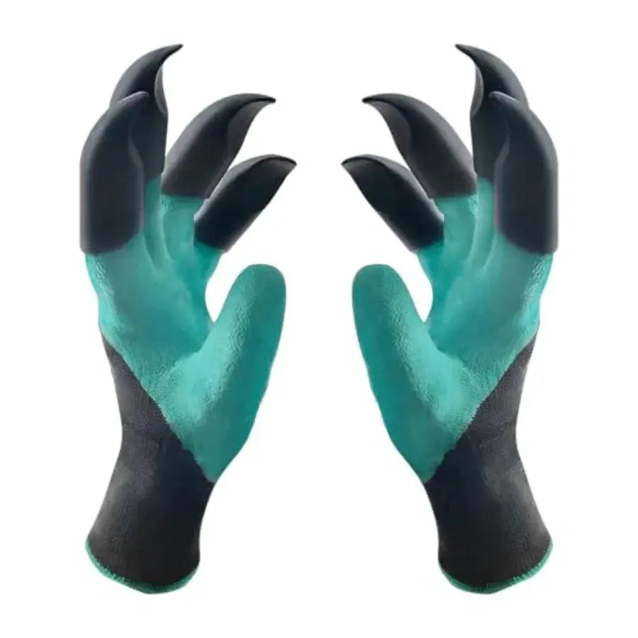 Gardening Gloves with Claw, Planting Waterproof Gardening Gloves for Digging in The Garden, Synthetic Leather, Black, Reinforce from PriceLows™