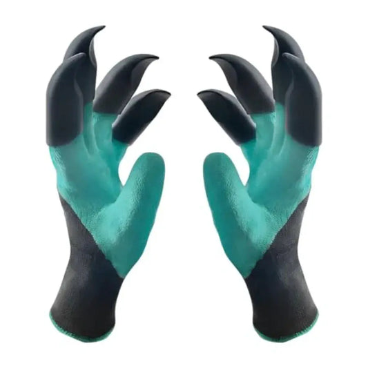 Gardening Gloves with Claw, Planting Waterproof Gardening Gloves for Digging in The Garden, Synthetic Leather, Black, Reinforce from PriceLows™