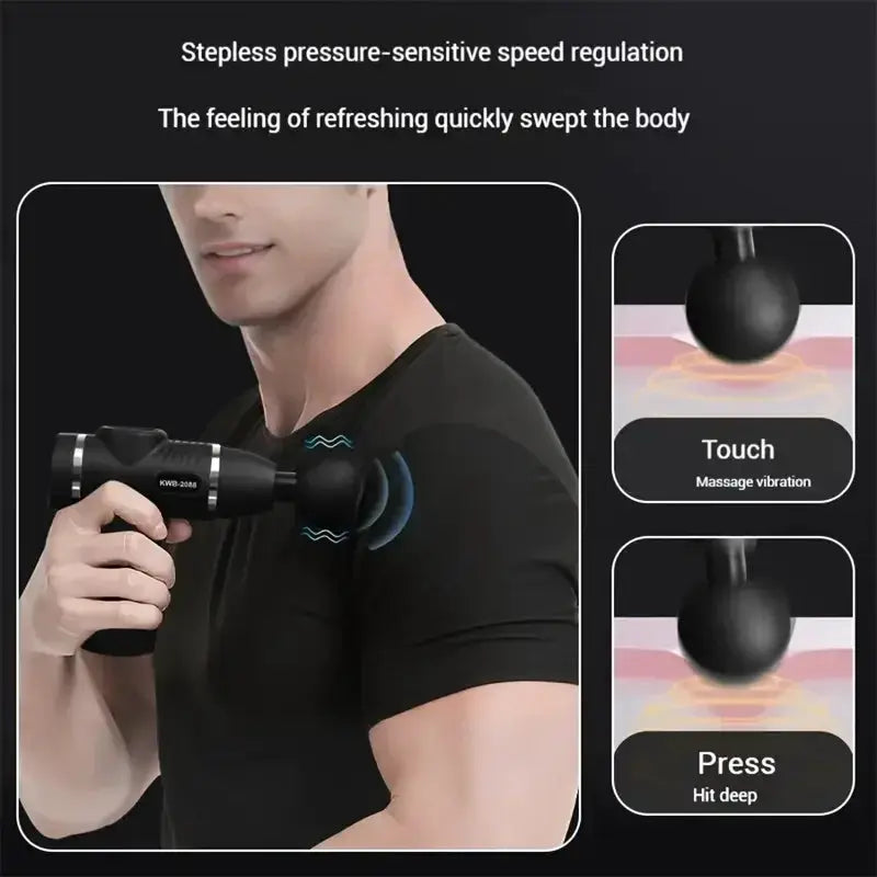 Mini Massage Gun | Cordless Design | Percussion Therapy | Lightweight