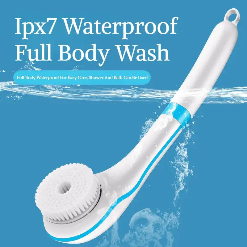 Electric Bath Brush | Five In One | Long Handle Waterproof | One Size