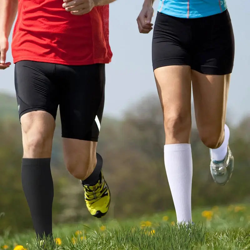 Compression Socks | 20-30 MmHg | Crew Length | 5 Pairs Nylon