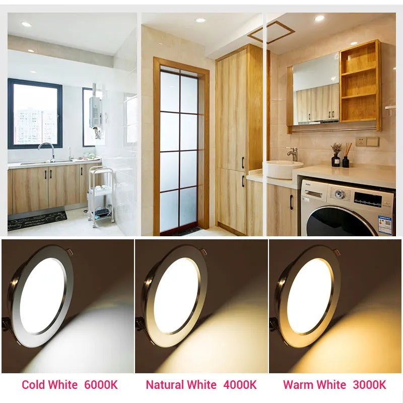 LED Downlight | 12V Waterproof IP65 | Non-Dimmable | 3W 5W 7W 9W 12W 15W