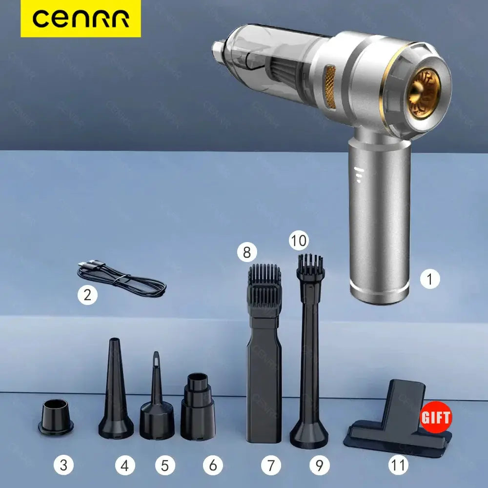 Car Vacuum Cleaner | Wireless Handheld | Battery Powered | Compact Size
