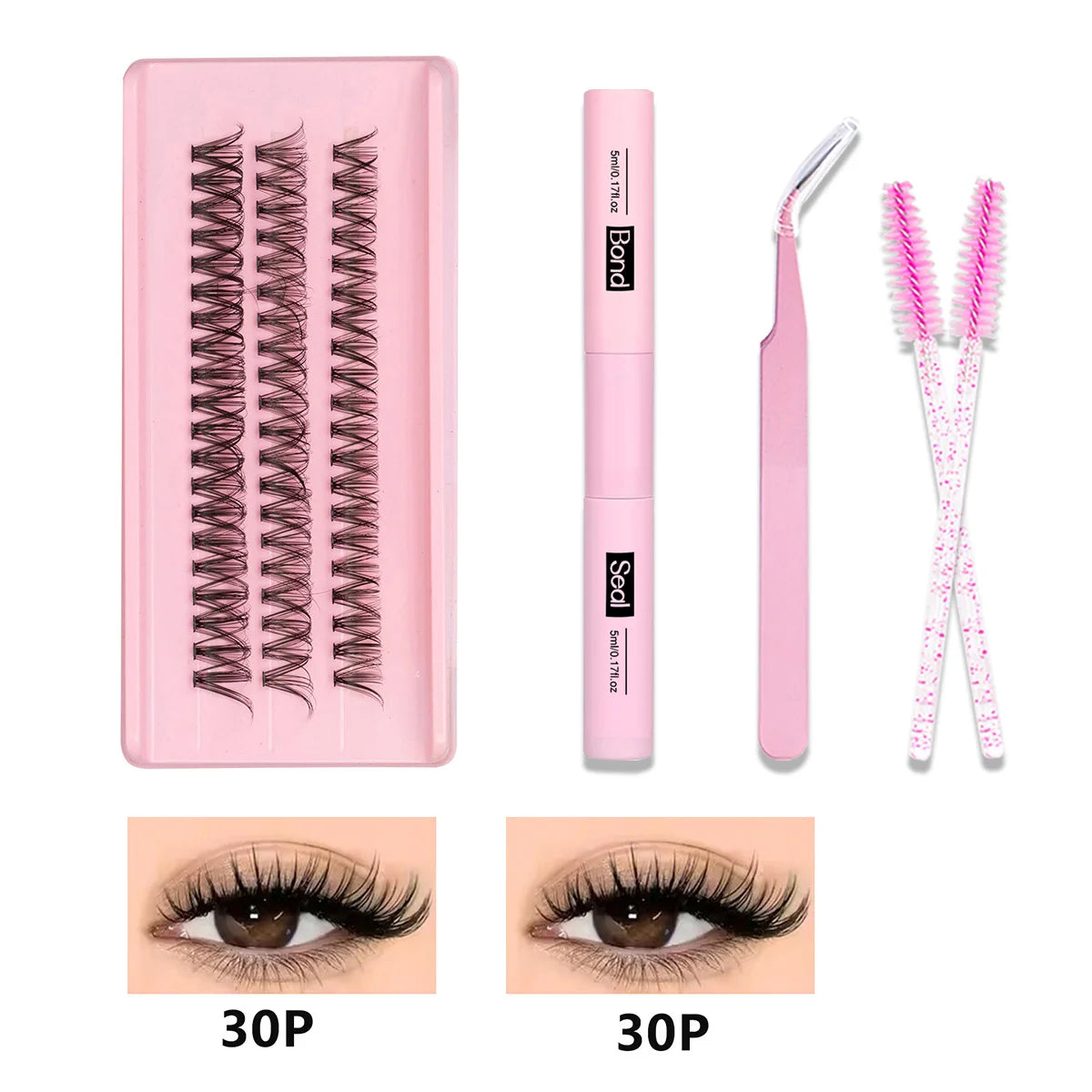 Lash Clusters Kit | 8 To 16Mm C Curl | Wispy Natural Set