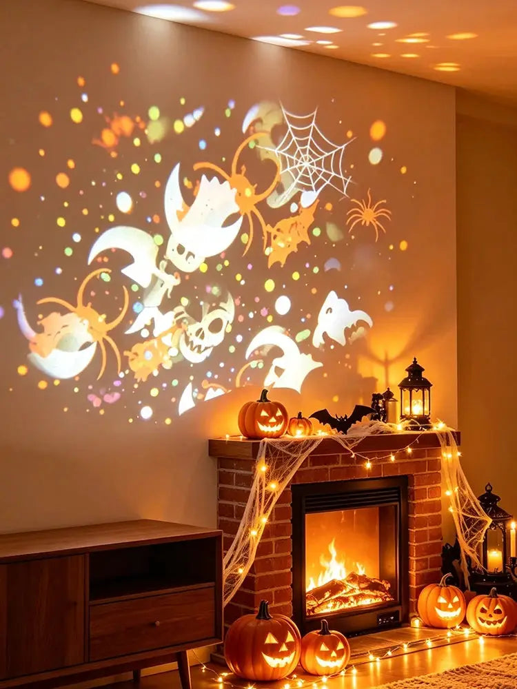 Halloween LED Projector Light | Rotating Lens | Indoor Outdoor Decor