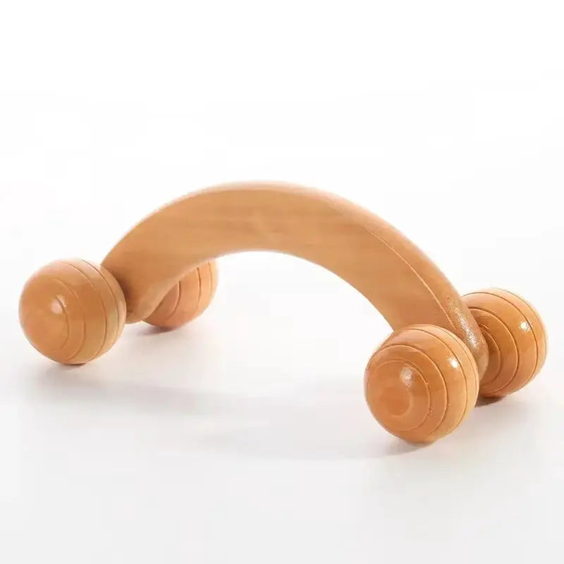 Wooden Body Roller | Manual Massager | Neck Back Legs Face