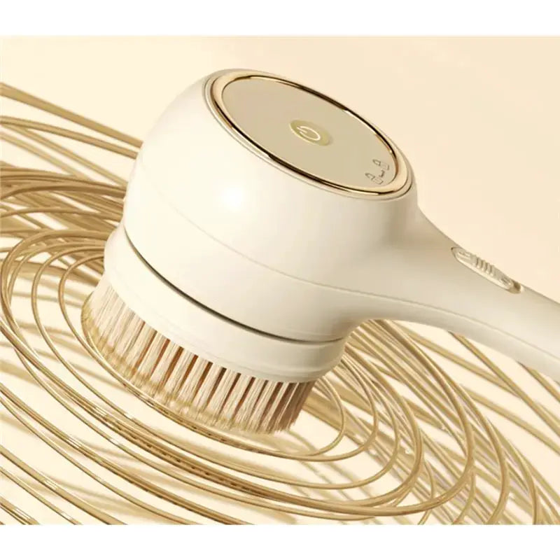 Electric Body Brush | Long Dual Handle | Waterproof | Rechargeable