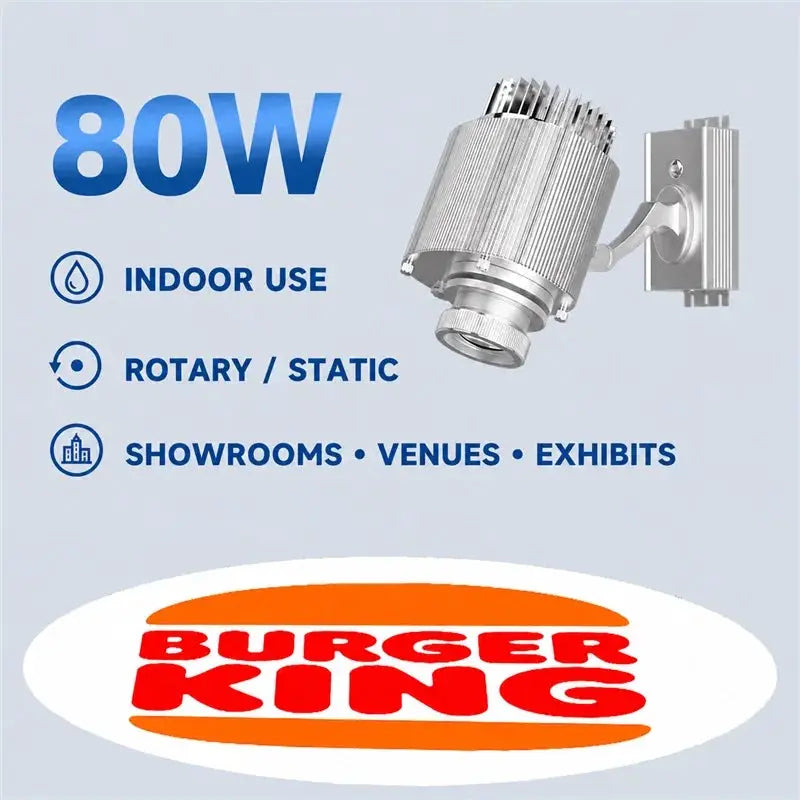LED Image Projector | IP67 Waterproof | Custom Gobo Logo | HD Projection