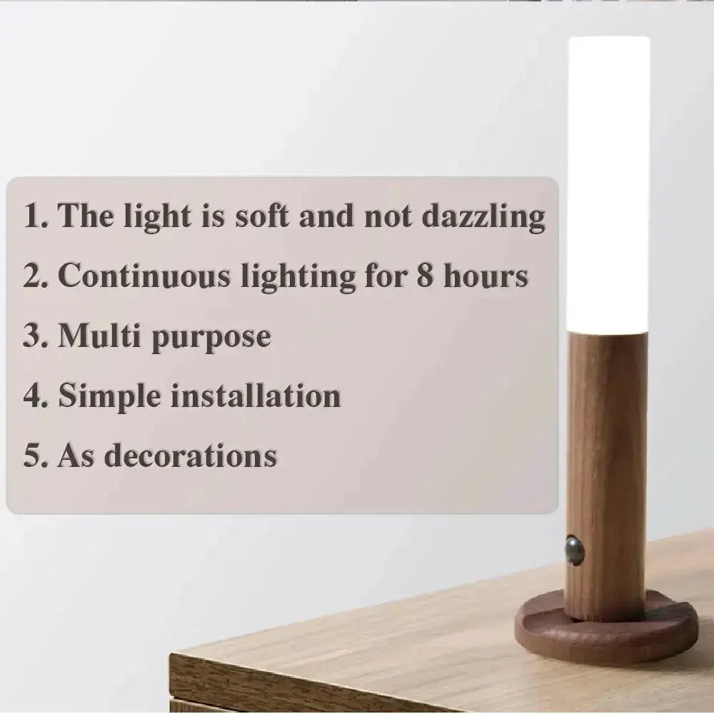 Automatic Night Light Motion Sensor Rechargeable 3-Mode LED Wall Light Human Body Induction Light for Bedroom Bathroom Hallway from PriceLows™