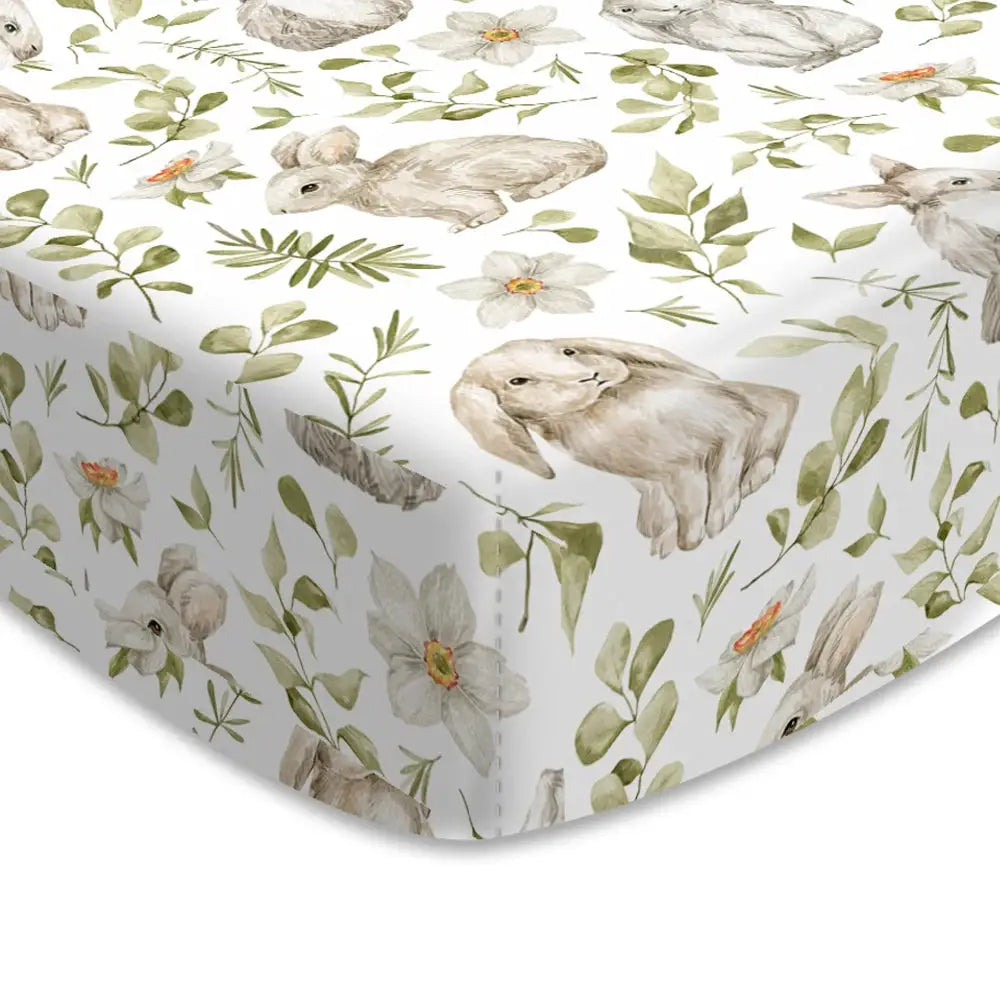 HappyFlute New One Piece Cartoon Print 70*130CM Elastic Band Design Skin-friendly&Breathable Baby Bed Sheet from PriceLows™