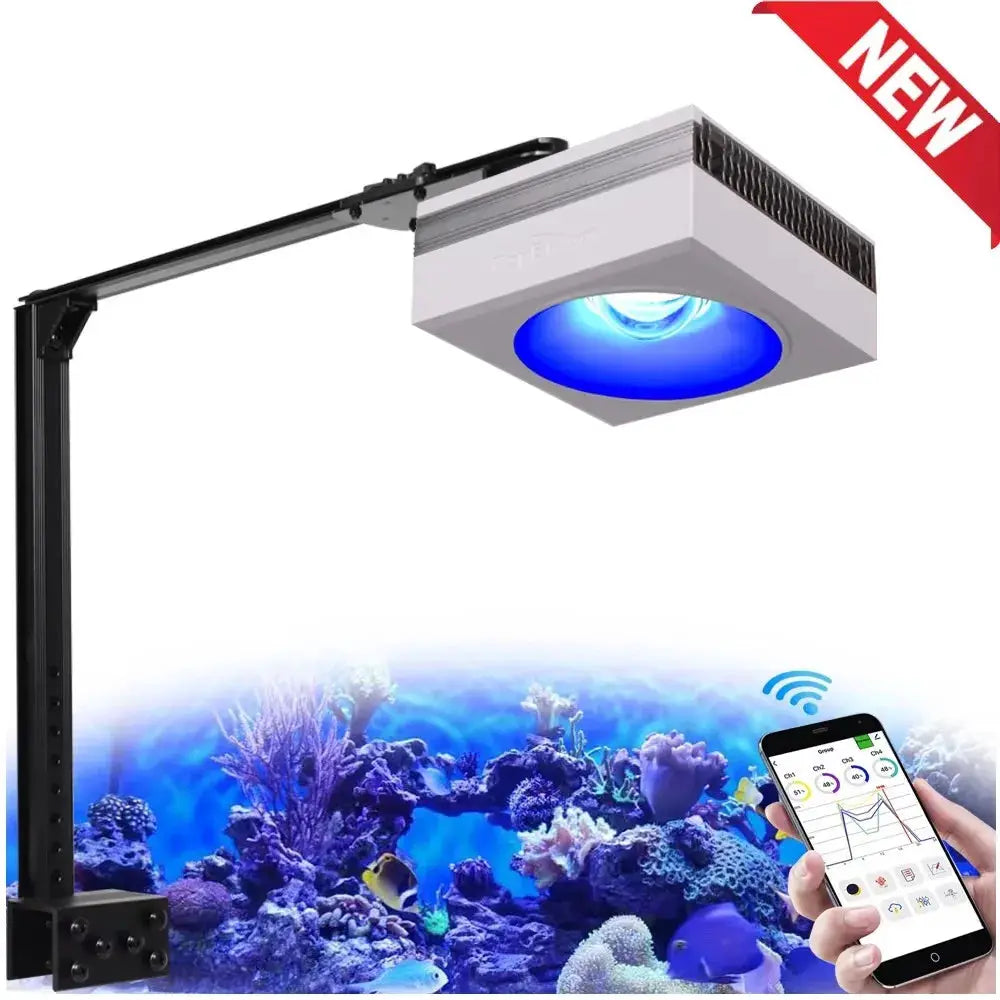 Aquarium Light | 100W LED Full Spectrum | WiFi App Control | Clip On