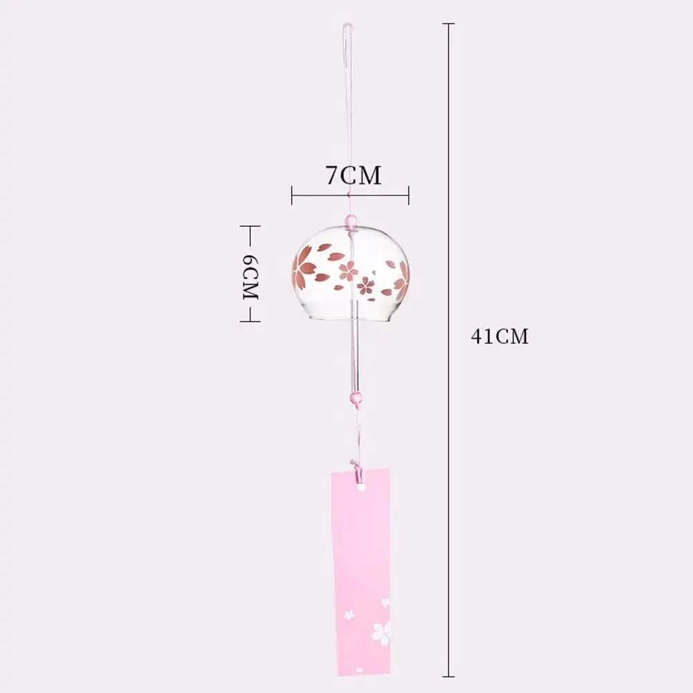 1Pcs Creative Wind Bell Japan Wind Chimes Handmade Glass Furin Spa Japanese Room Decor Garden Pendant Kitchen Office Home Decor from PriceLows™