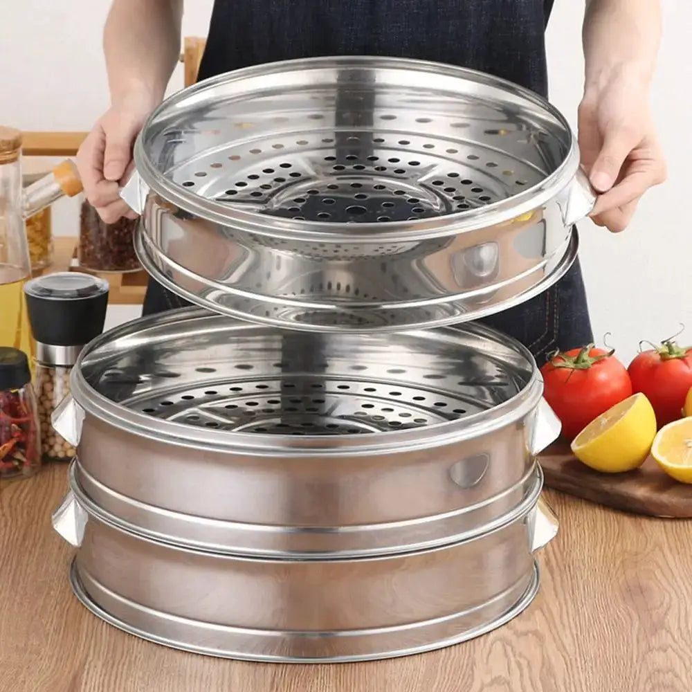 Stainless Steel Steamer Rack | Stackable | 16/18/20/22 cm | 5.5 or 6.5 cm