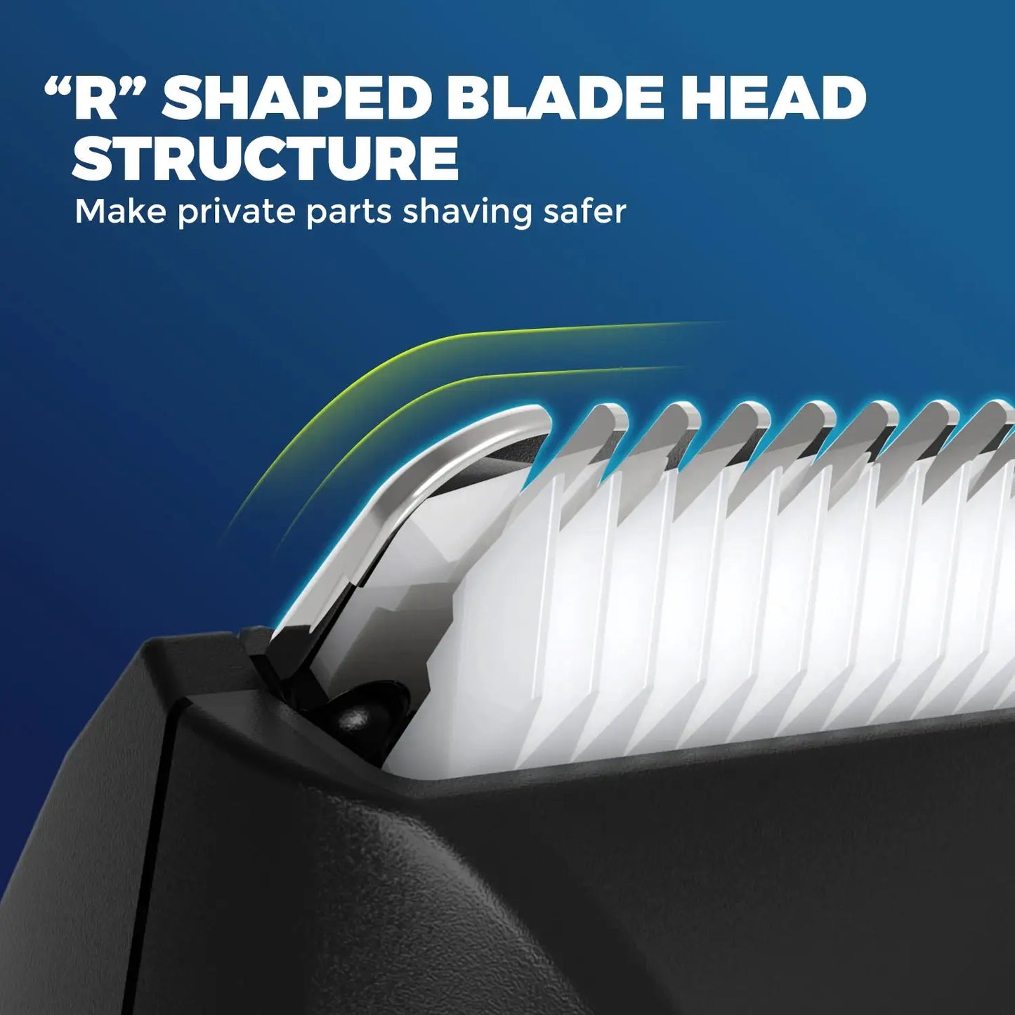 Unisex Body Hair Trimmer | Rechargeable Wet Dry | Stainless Steel Blades