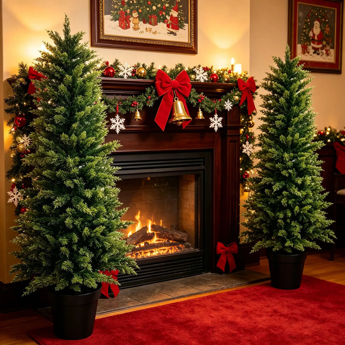 Artificial Cedar Topiary | UV Resistant | Indoor Outdoor | 2 To 6 Ft