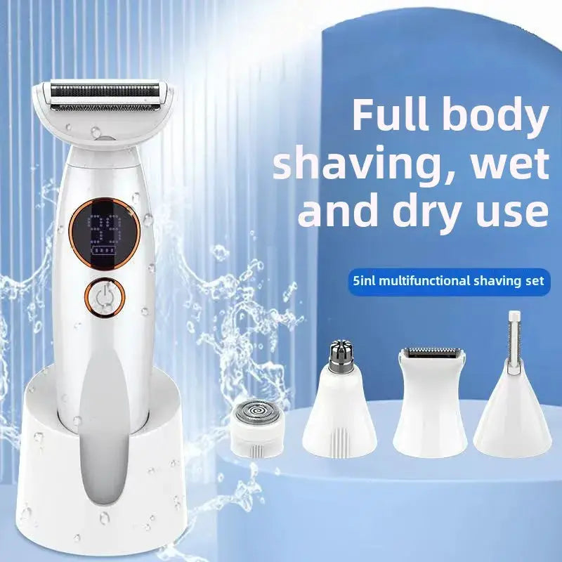 Hair Removal Device 5-in-1 | USB Charging | Battery Life 51-90 Minutes