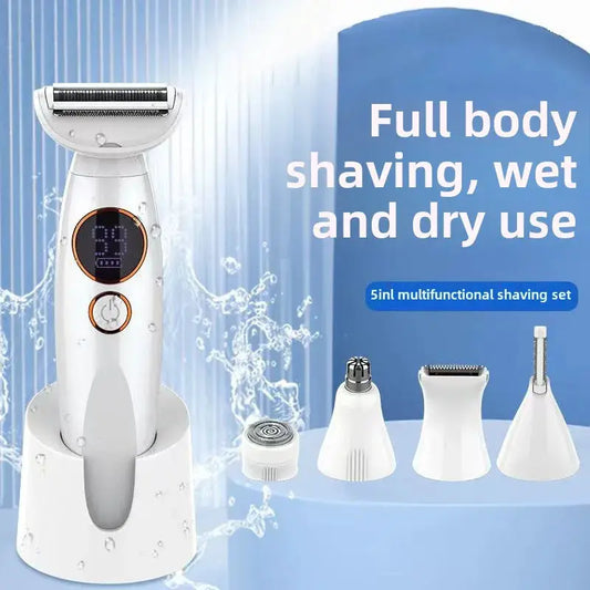 Hair Removal Device 5-in-1 | USB Charging | Battery Life 51-90 Minutes