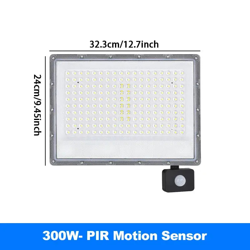LED Flood Light | PIR Motion Sensor | IP66 Waterproof | 220V 50W-500W