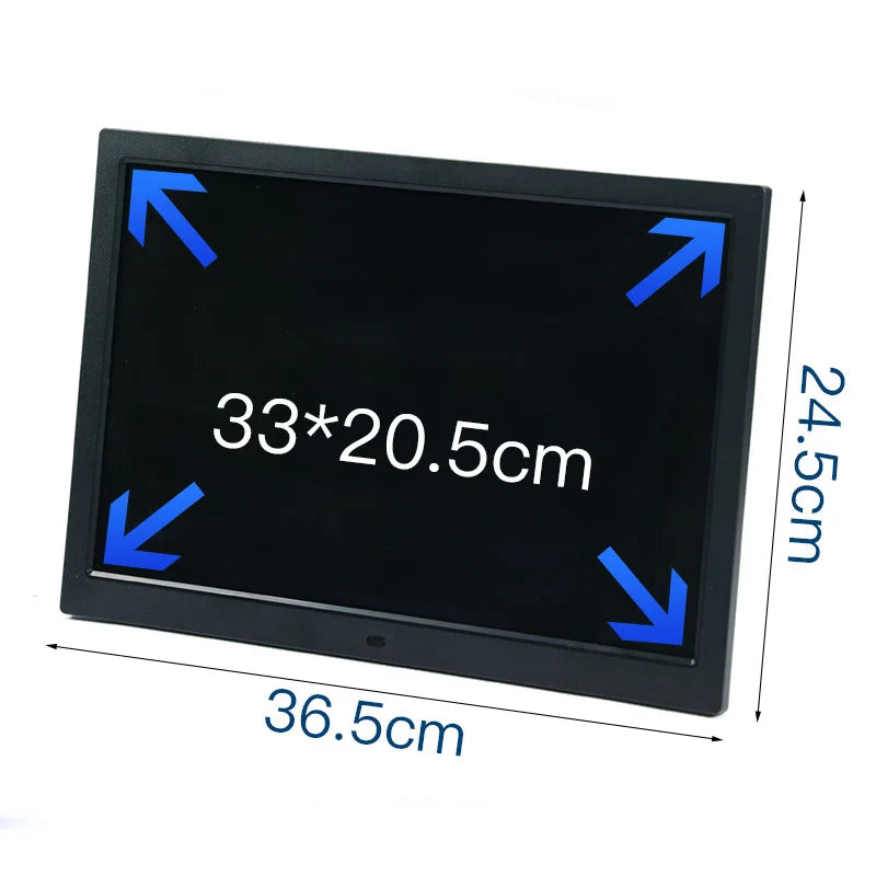 Digital Photo Frame | 15.4 Inch Display | 1280x800 Resolution | Black
