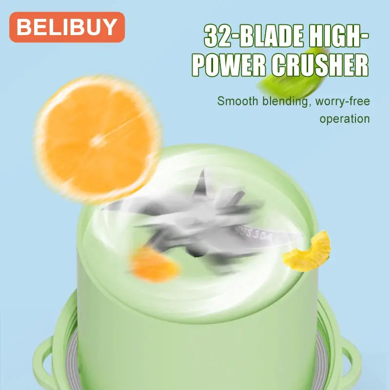 500/1300ML Electric Juicer Cup 6 Blades Blender Milkshake Machine USB Portable Fruit Milk Mixing Tool Mini Fresh Juice Blender from PriceLows™