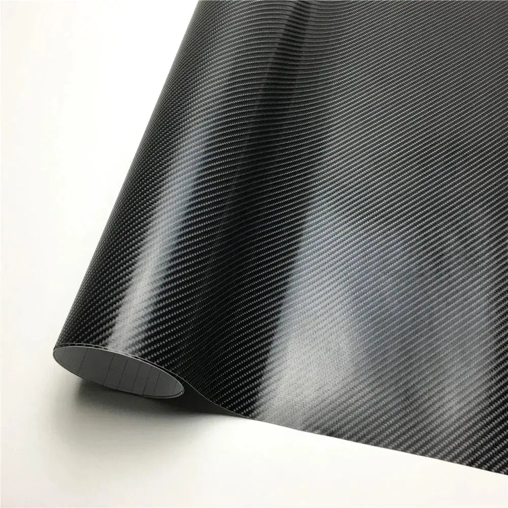 All Black Carbon Fiber Car Stickers Vinyl Wrap Film Glossy Matte Chrome Wrapping Foil Car Decal Styling Scooter Motorcycle from PriceLows™