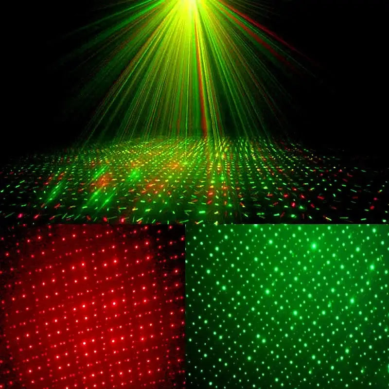 LED Laser Stage Light | Sound Activated | Remote Control | Outdoor Use